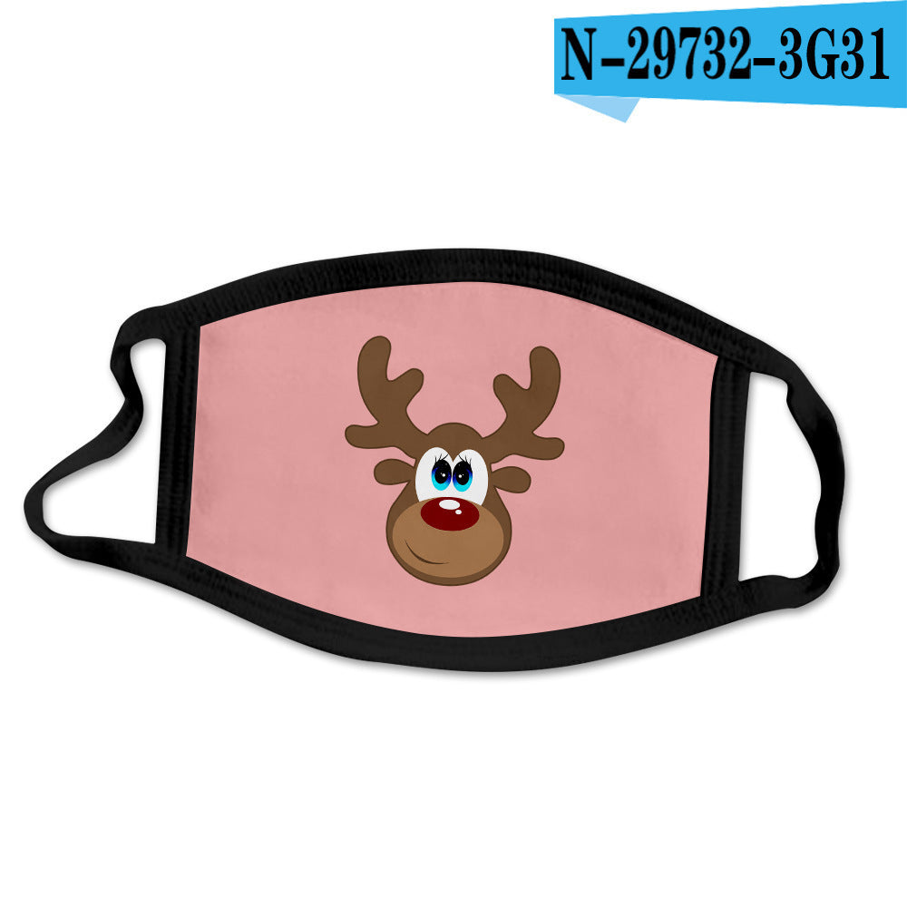 C2C Mall-Cartoon Fashion Personality Christmas Print Mask