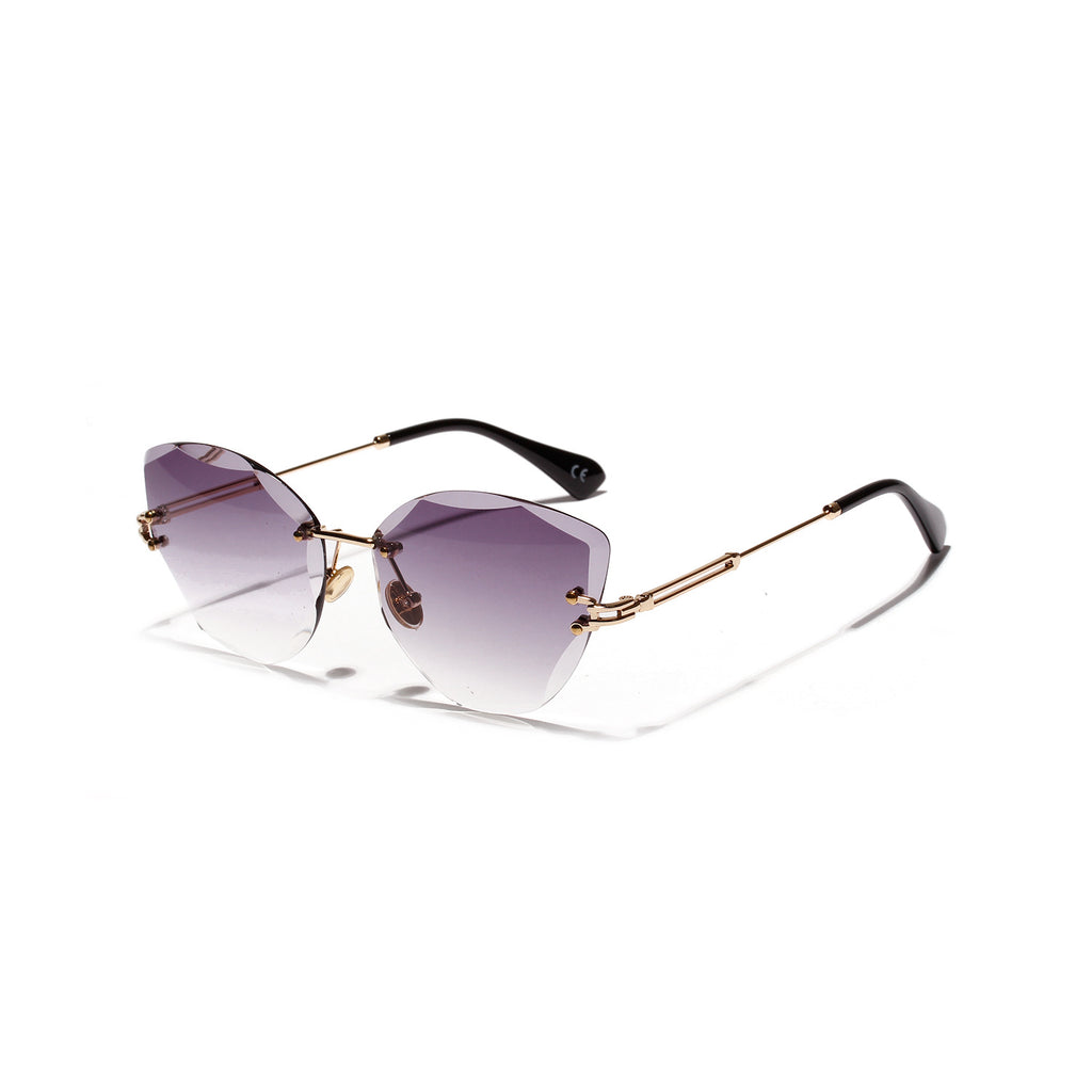 C2C Mall-Cat Eye Retro Women Diamond Cut Sunglasses