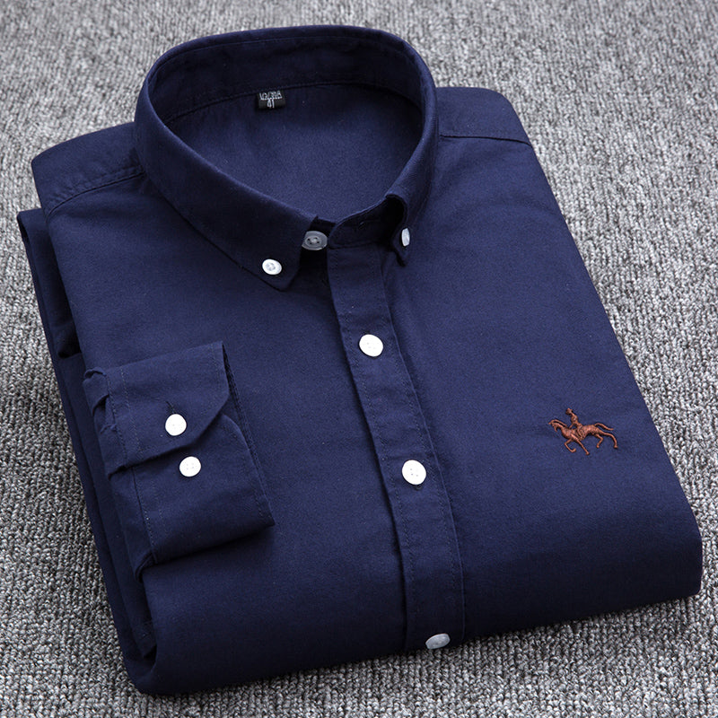 C2C Mens cotton oxford casual shirt