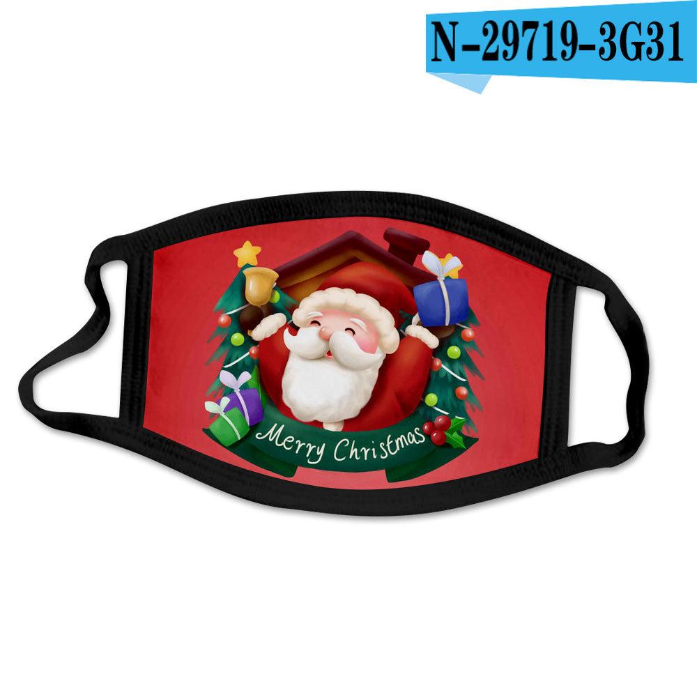 C2C Mall-Cartoon Fashion Personality Christmas Print Mask