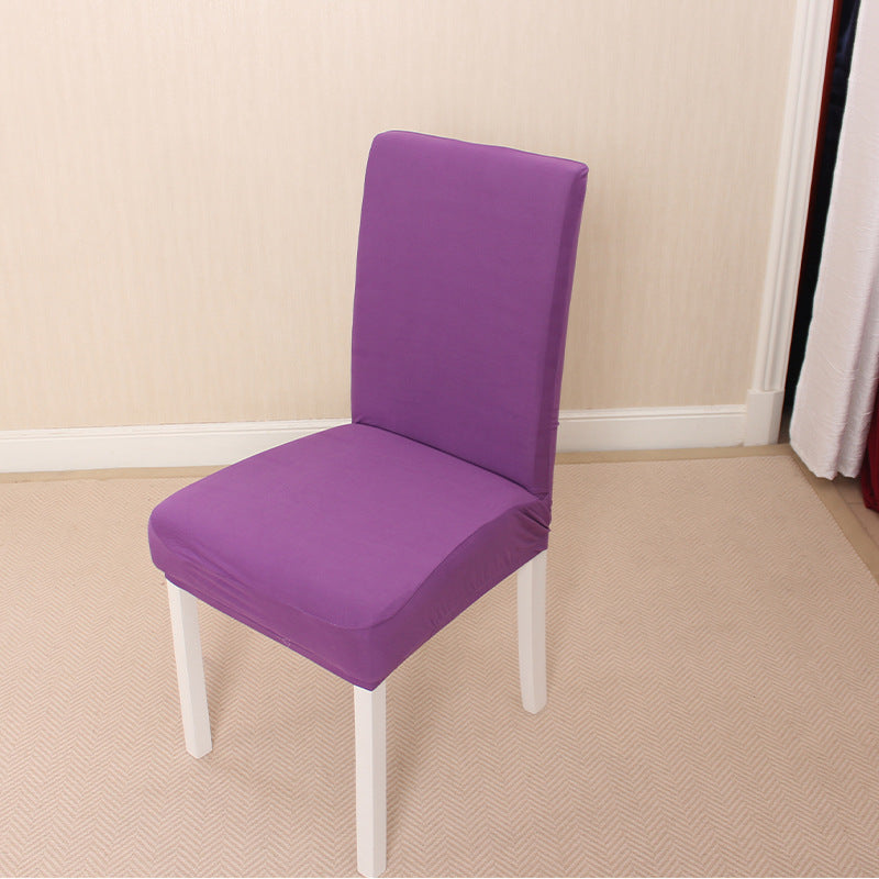 C2C Polyester Spandex Plain Chair Cover