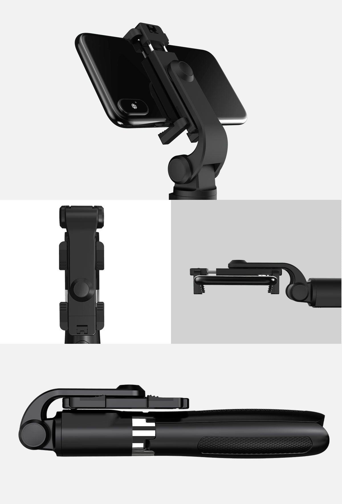 C2C All in One Extendable Selfie Sticks with Tripod Stand & Detachable Wireless Remote Control