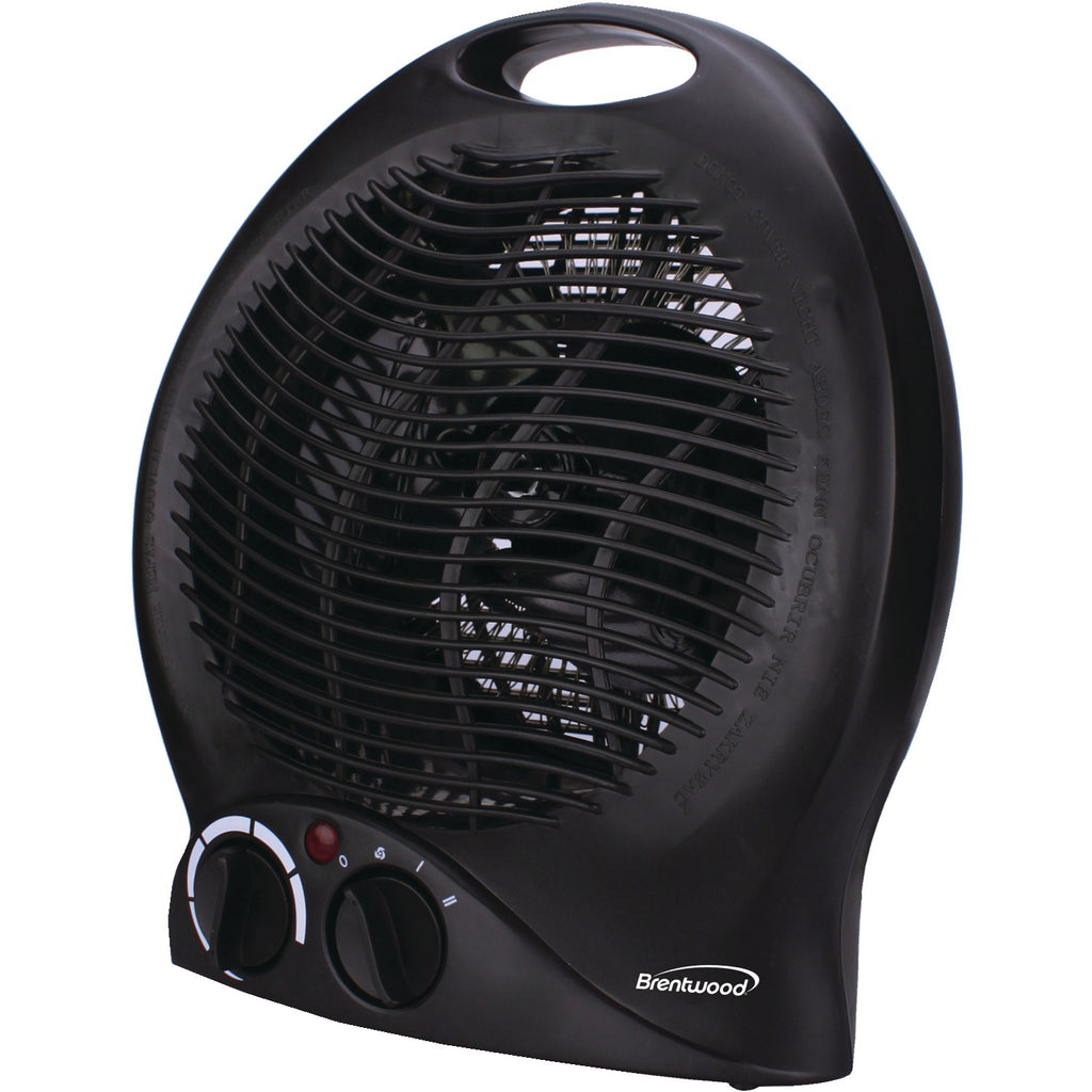 C2C Mall-Brentwood Appliances H-F301BK Portable Electric Space Heater & Fan (Black)