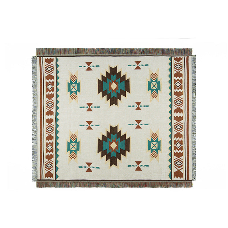C2C Bohemian Knitted Bed & Sofa Throw Thread Blanket