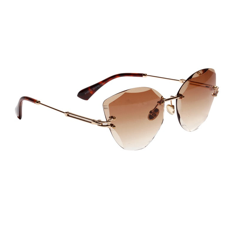 C2C Mall-Cat Eye Retro Women Diamond Cut Sunglasses