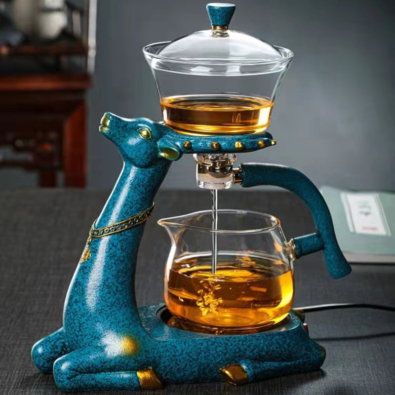 C2C Mall-Automatic Glass Tea Cup Set Household Kung Fu