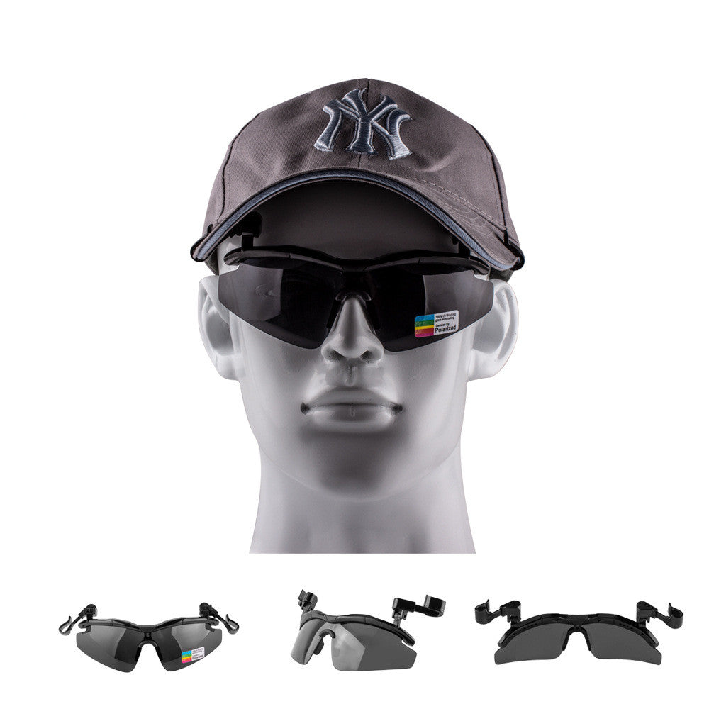 C2C Outdoor Polarized Sunglasses Reversible Clip Cap