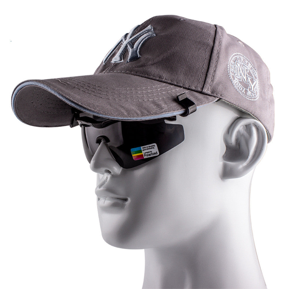 C2C Outdoor Polarized Sunglasses Reversible Clip Cap