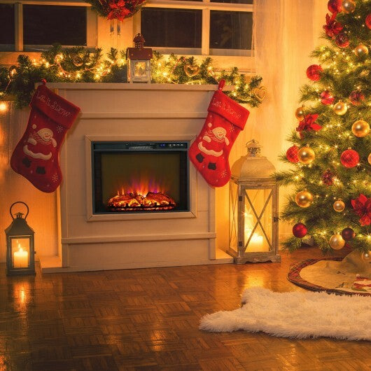 C2C Mall Recessed Electric Fireplace heater W/ Remote Control