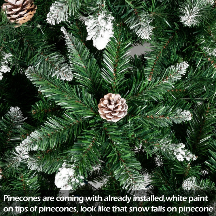 C2C Mall 6FT Indoor & Outdoor Christmas Tree with Branches and Pine Cones