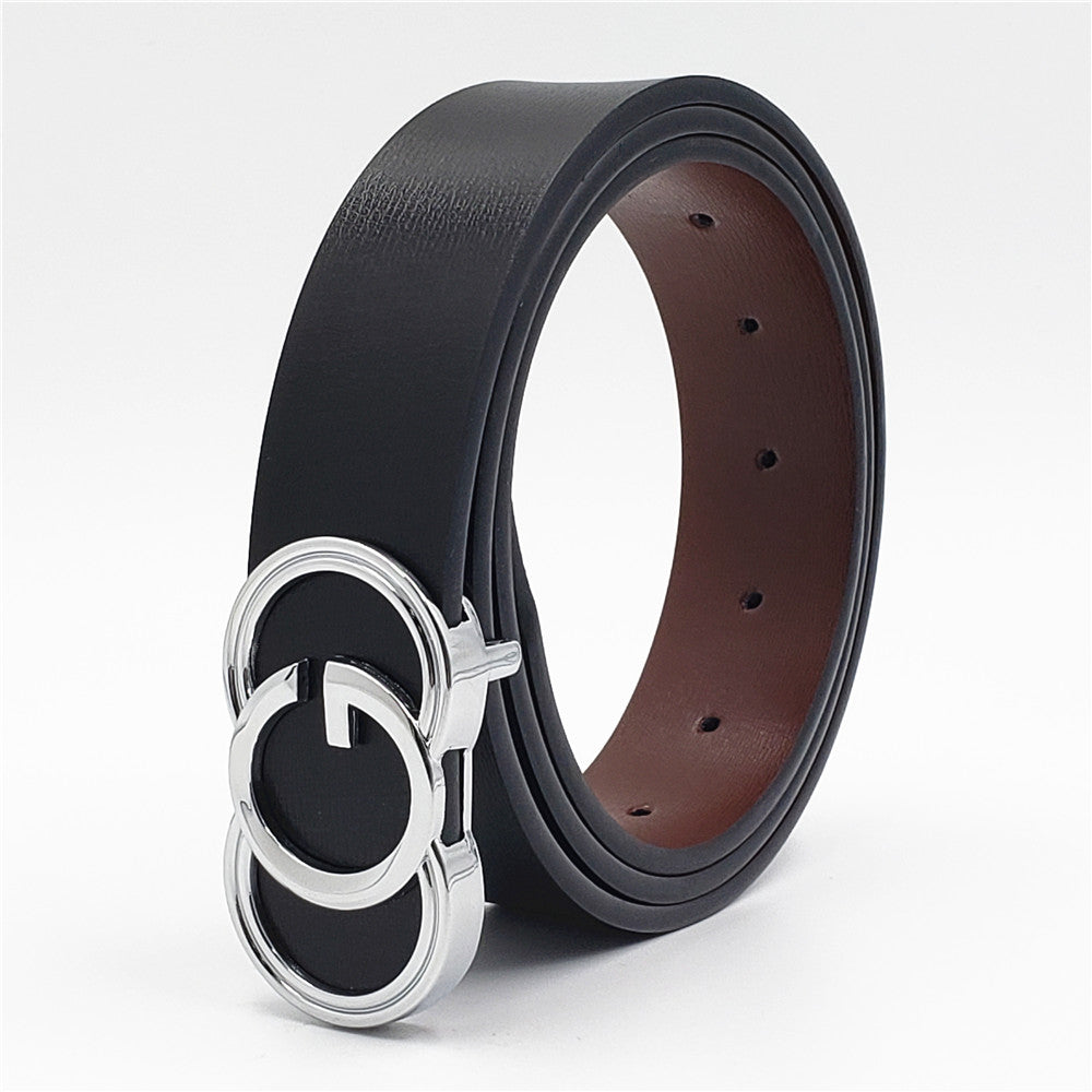 Luxury Designer Belts for Men Women High Quality Genuine Real Leather Strap Retro Buckle Cowskin Belt Smooth Buckle Belt