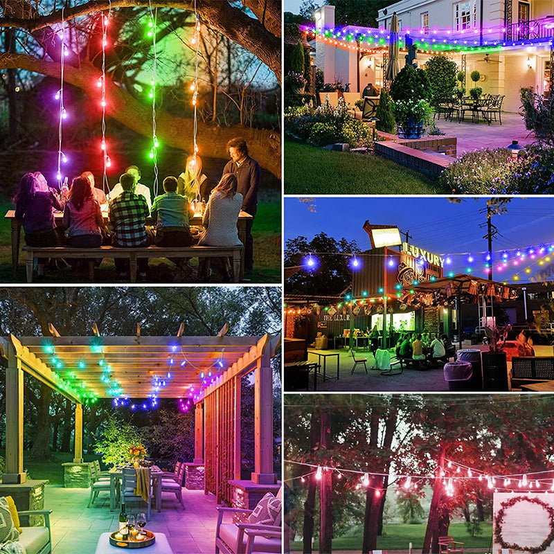 C2C Popular Smart LED Outdoor Waterproof String Lights