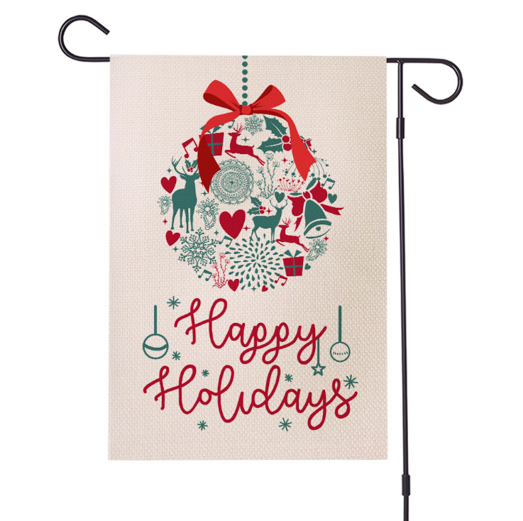 C2C Outdoor Linen Polyester Garden Banner