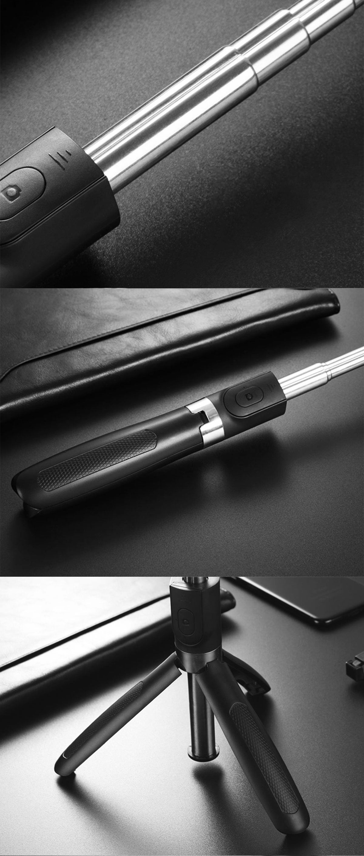 C2C All in One Extendable Selfie Sticks with Tripod Stand & Detachable Wireless Remote Control
