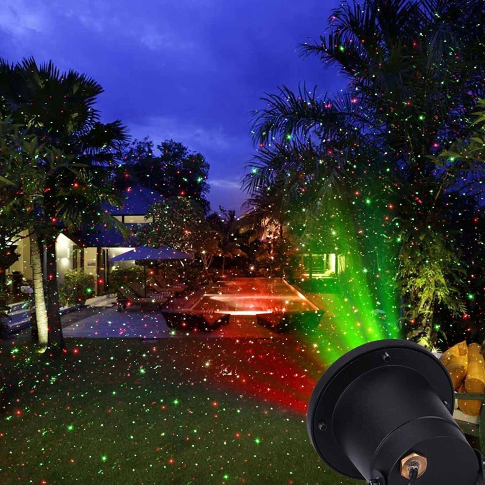 C2C Mini christmas outdoor lawn garden laser light house decoration