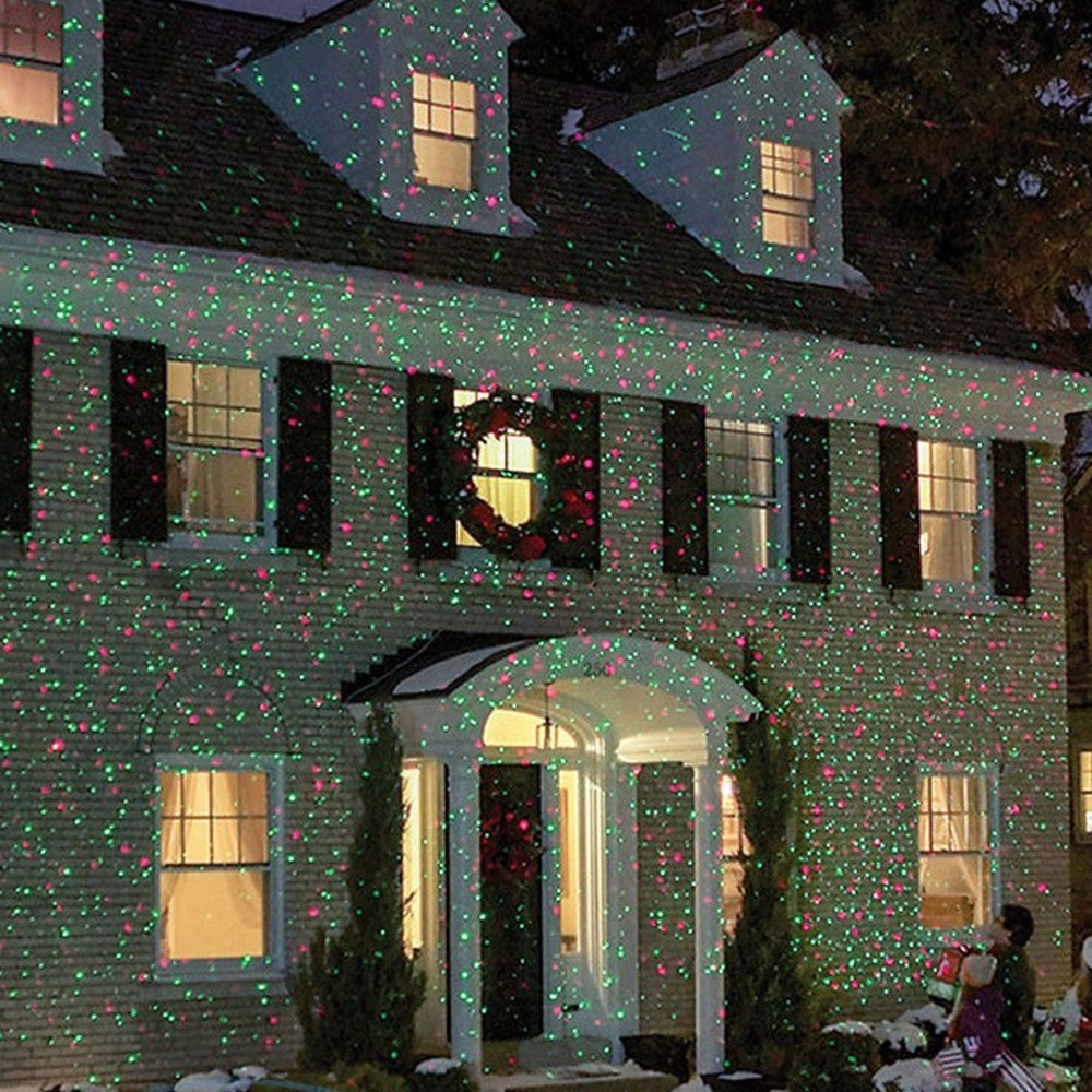 C2C Mini christmas outdoor lawn garden laser light house decoration