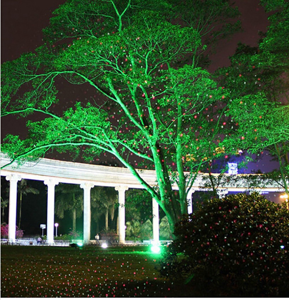 C2C Mini christmas outdoor lawn garden laser light house decoration