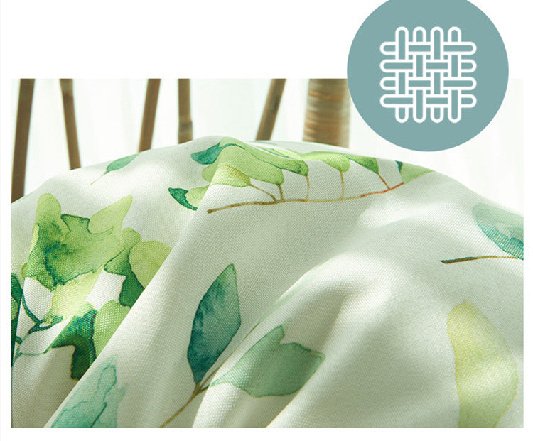 C2C Green Leaves Decor Throw Pillow Covers, Outdoor Summer Patio Cushion Cases