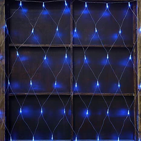 LED Fairy Lights Fishing Net Mesh String Cristmas Lights Outdoor