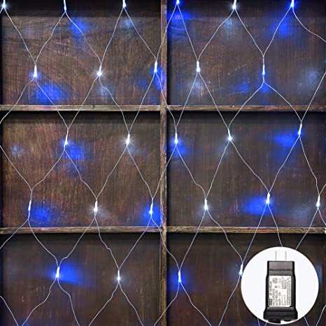 LED Fairy Lights Fishing Net Mesh String Cristmas Lights Outdoor