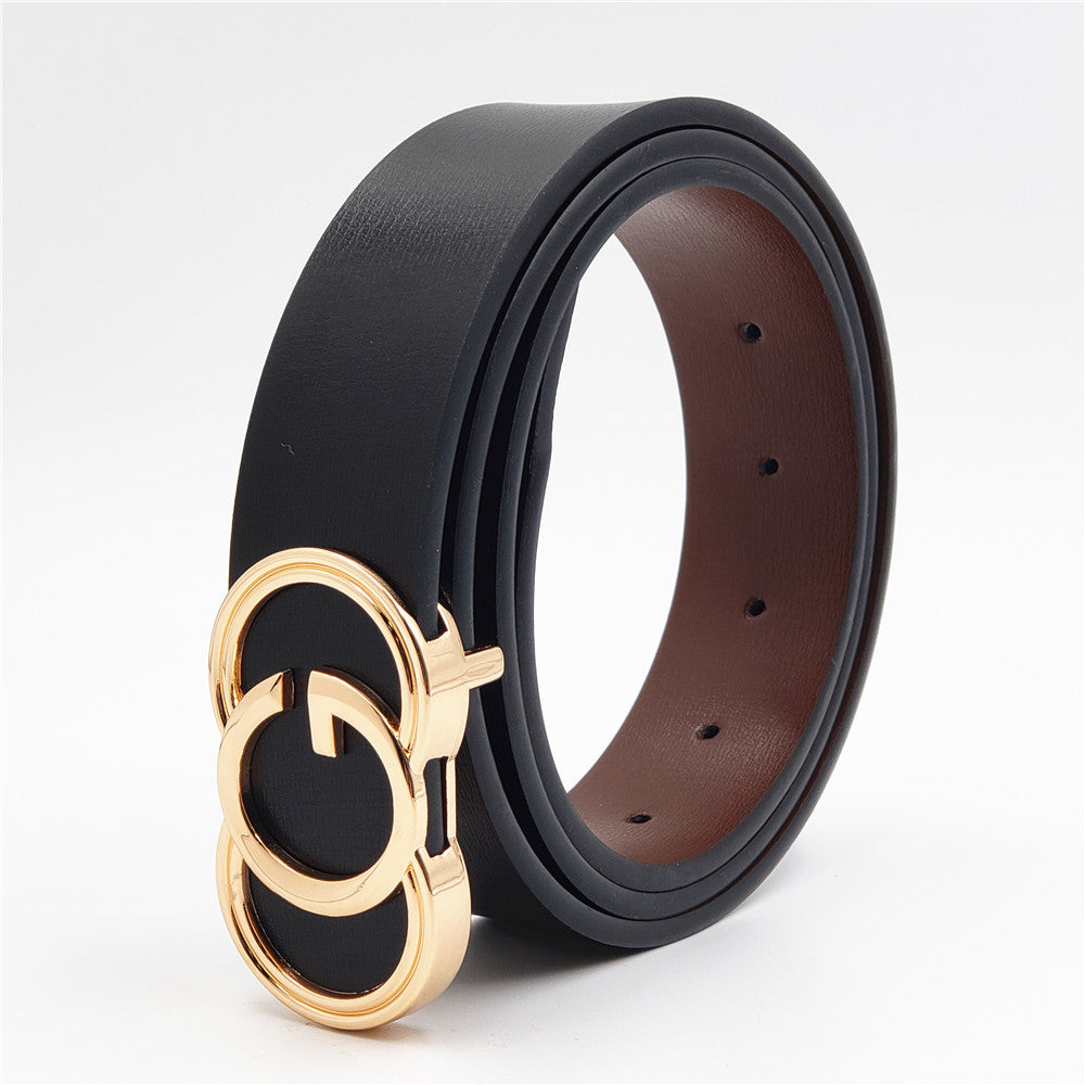Luxury Designer Belts for Men Women High Quality Genuine Real Leather Strap Retro Buckle Cowskin Belt Smooth Buckle Belt
