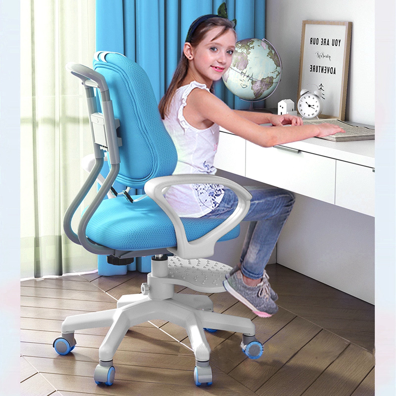 C2C Childrens Learning Ergonomic Design Sitting Posture Correction Desk