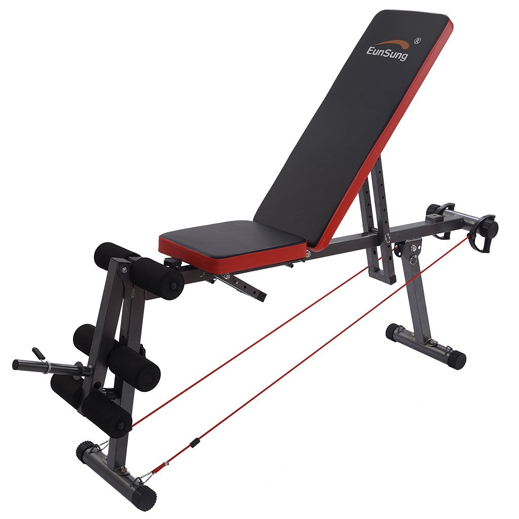 C2C Home Gym Adjustable Weight Bench Barbell Lifting Workout Fitness