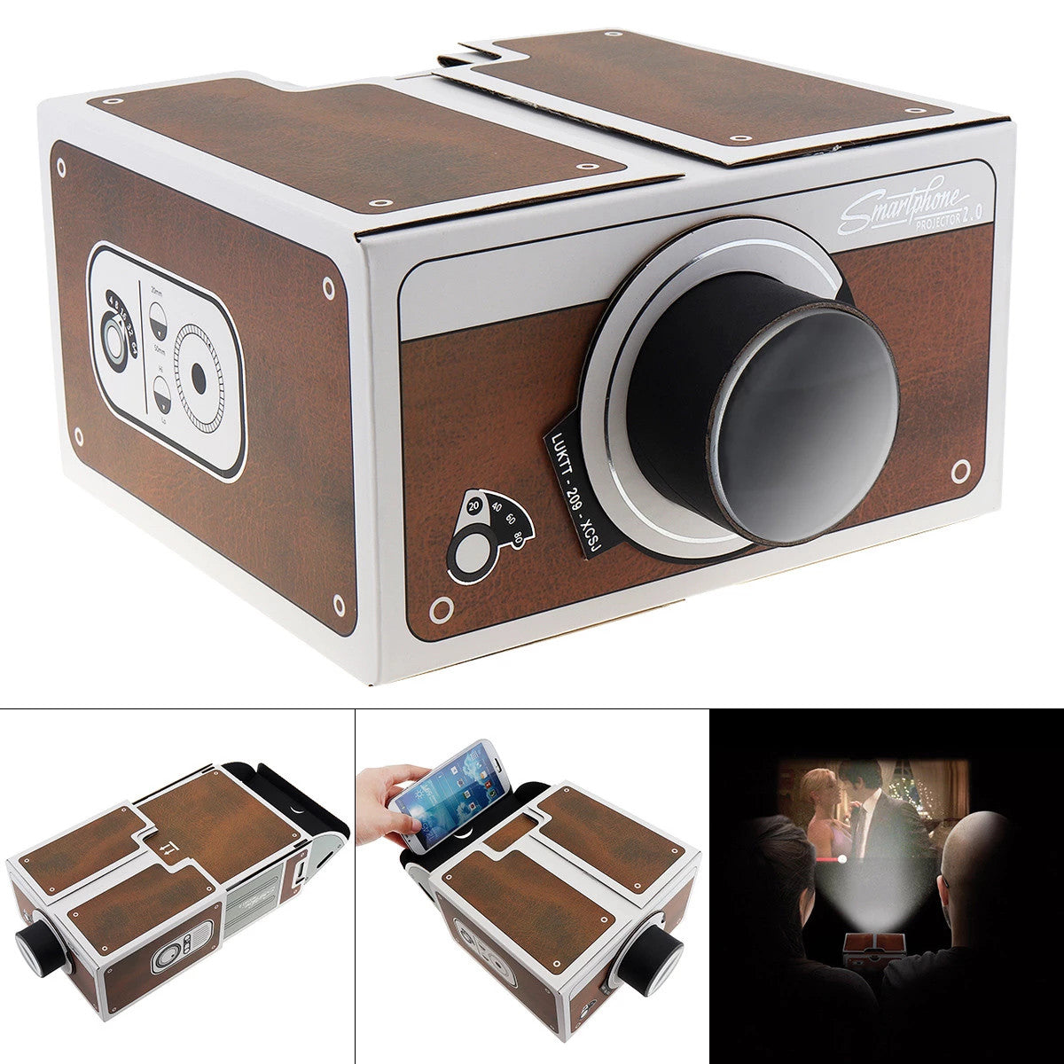C2C Mini Smart Portable Phone DIY Projector Device