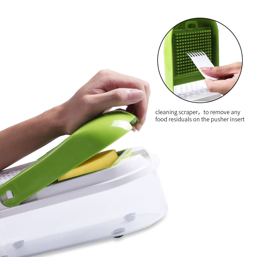 C2C Multifunction Vegetable Slicer shredder with 8 Dicing Blades