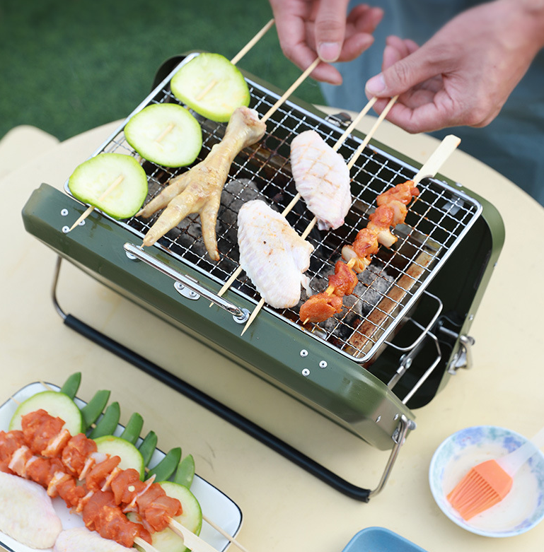 C2C Outdoor Portable Luggage Barbecue Rack