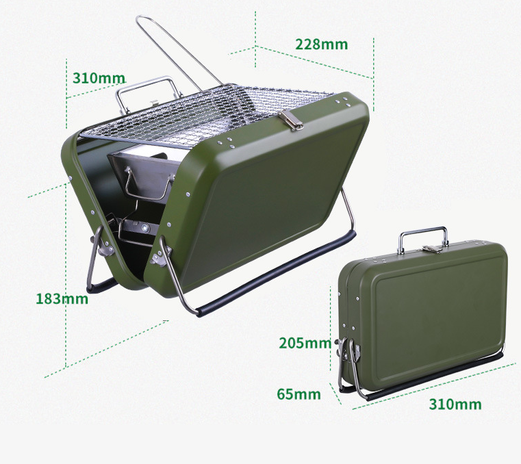 C2C Outdoor Portable Luggage Barbecue Rack