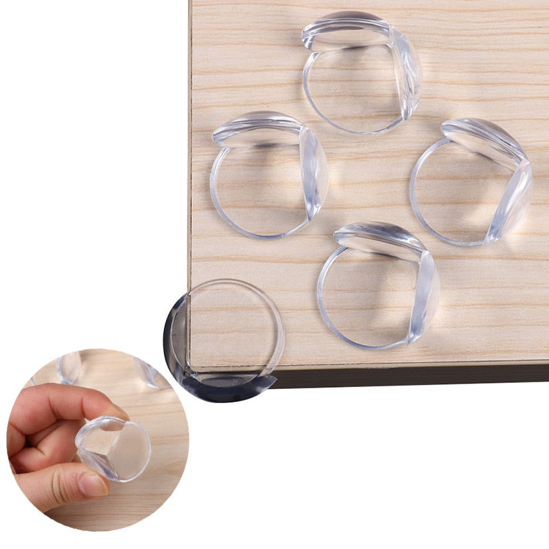 4Pcs Child Baby Safety Silicone Protector Table Corner Edge Protection Cover Children Anticollision Edge &amp; Guards