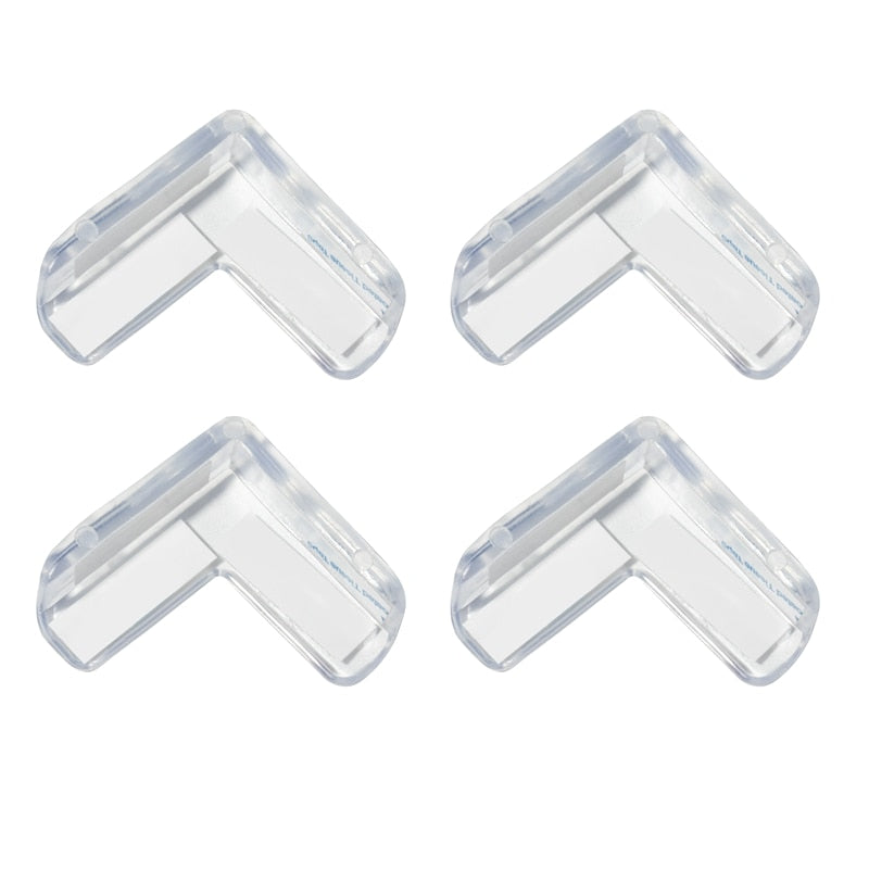 4Pcs Child Baby Safety Silicone Protector Table Corner Edge Protection Cover Children Anticollision Edge &amp; Guards