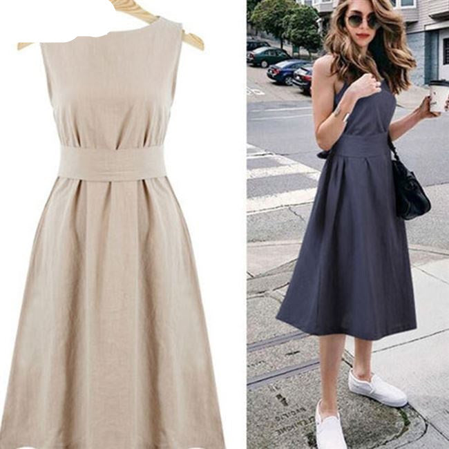 C2C Summer High Waist Women Dresses