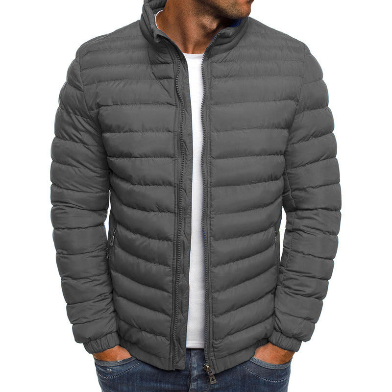 C2C Stand-Up Collar Jacket Coat Cotton