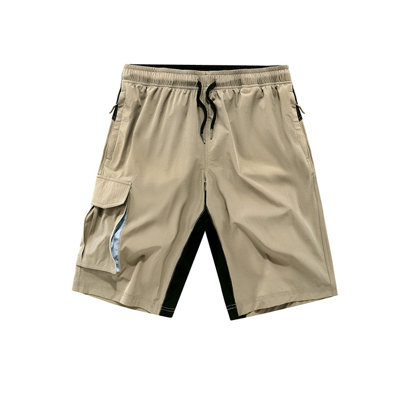 C2C Quick-dry Breathale Solid Thin Cool Elastic Waist Men Light Shorts