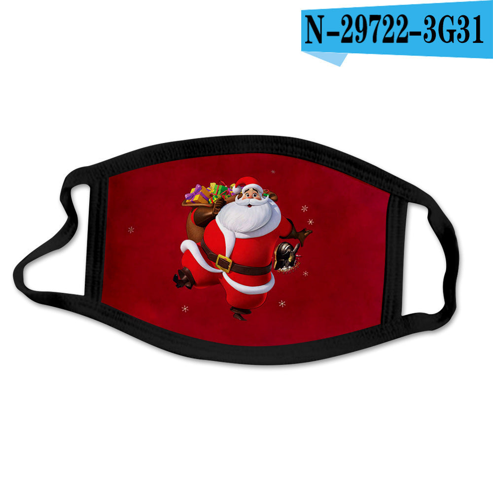 C2C Mall-Cartoon Fashion Personality Christmas Print Mask