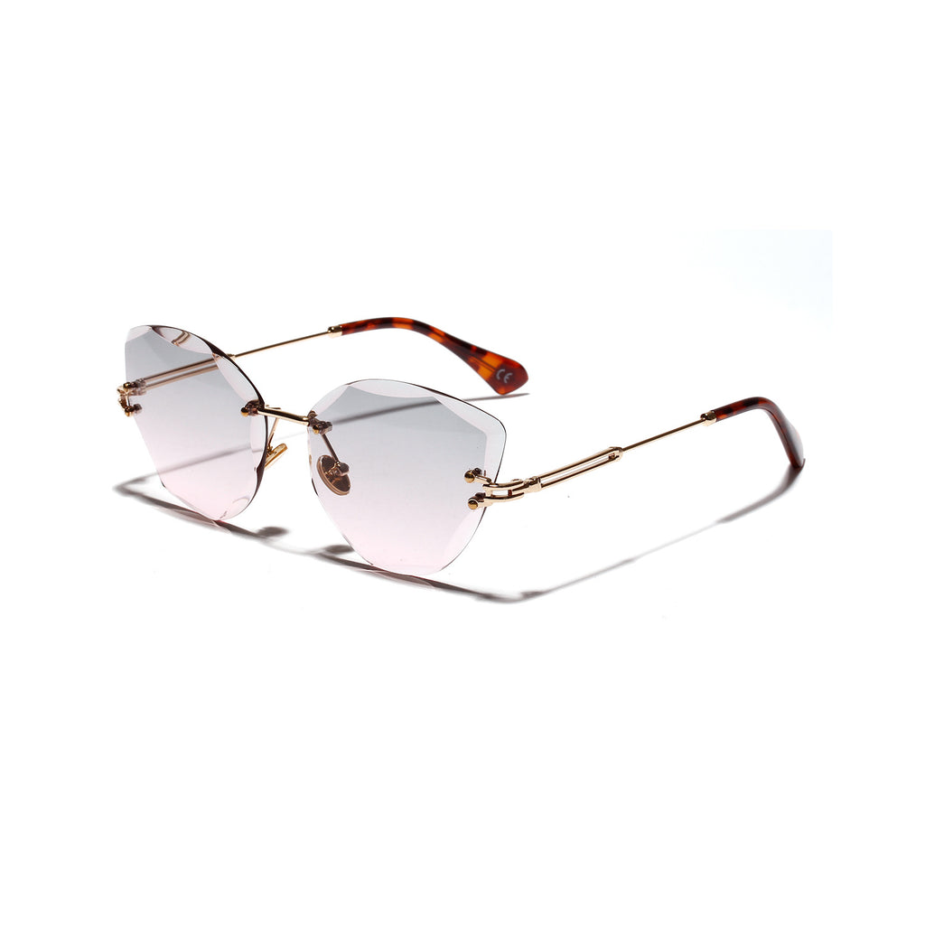 C2C Mall-Cat Eye Retro Women Diamond Cut Sunglasses