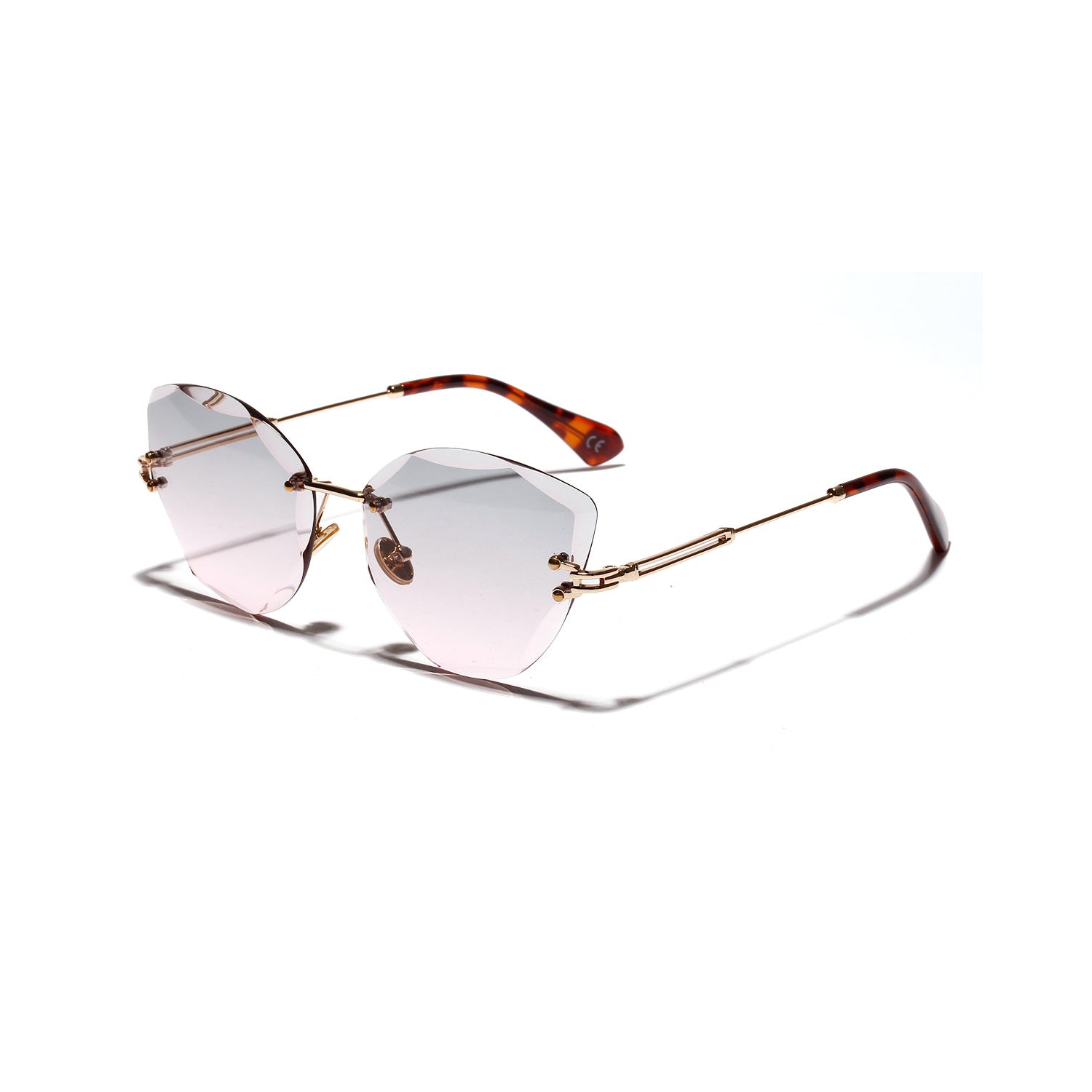 C2C Mall-Cat Eye Retro Women Diamond Cut Sunglasses