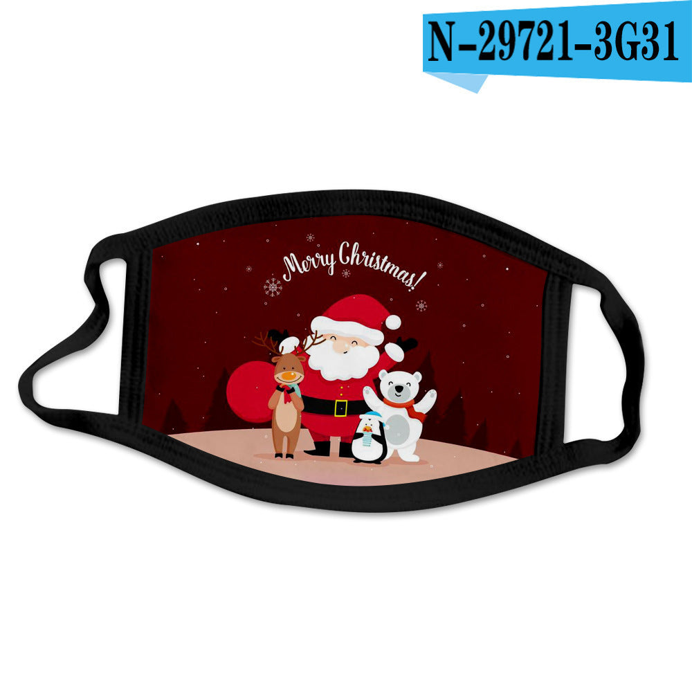 C2C Mall-Cartoon Fashion Personality Christmas Print Mask