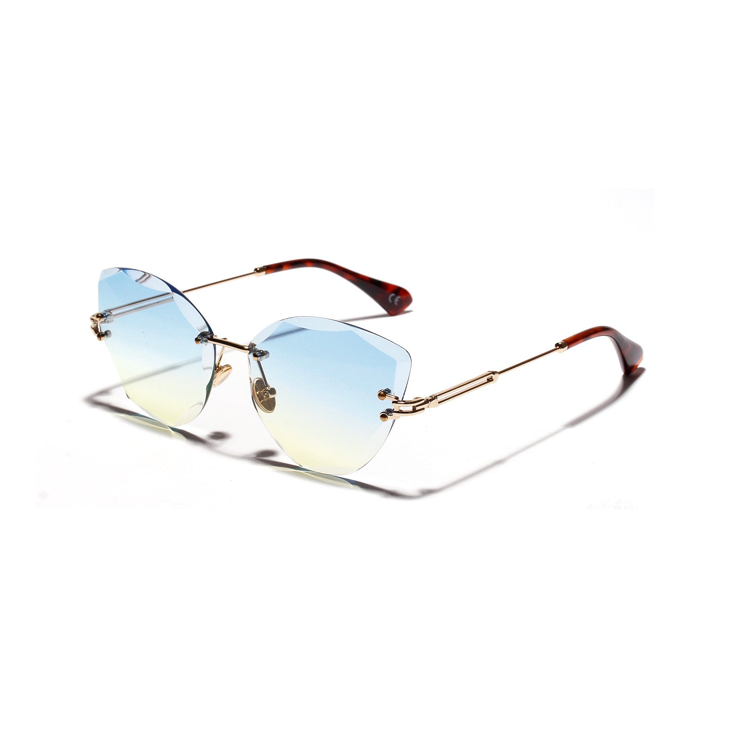 C2C Mall-Cat Eye Retro Women Diamond Cut Sunglasses