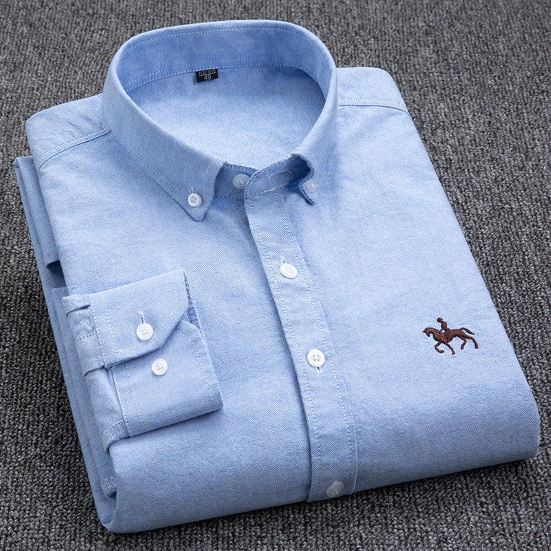 C2C Mens cotton oxford casual shirt