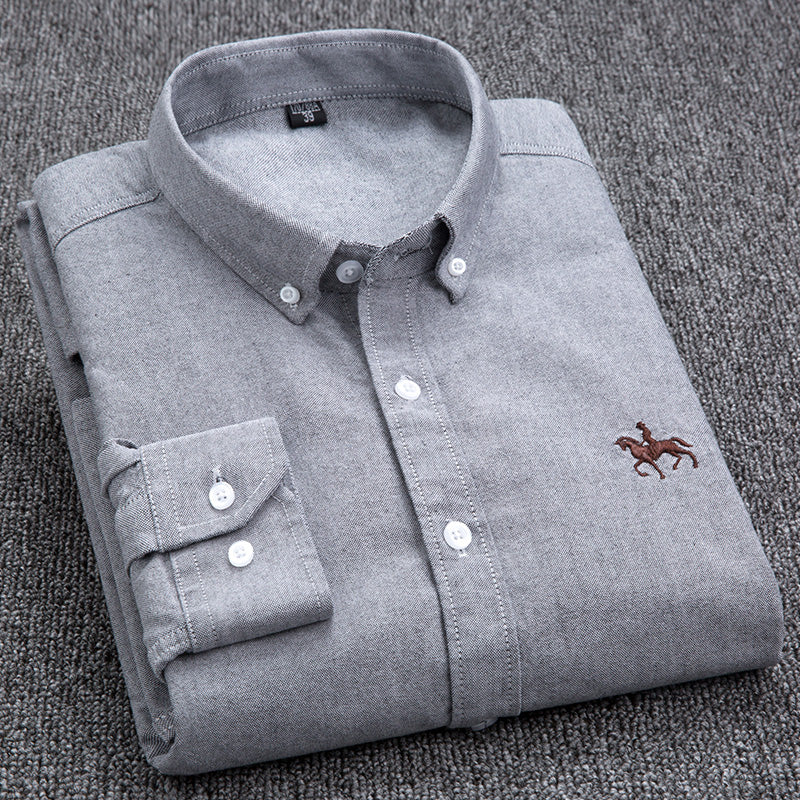 C2C Mens cotton oxford casual shirt