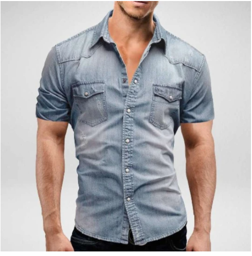 Men's Long Sleeve Shirt Casual Solid Slim Fit