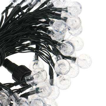 C2C USB & Solar Powered 60 LED String Light Garden Waterproof