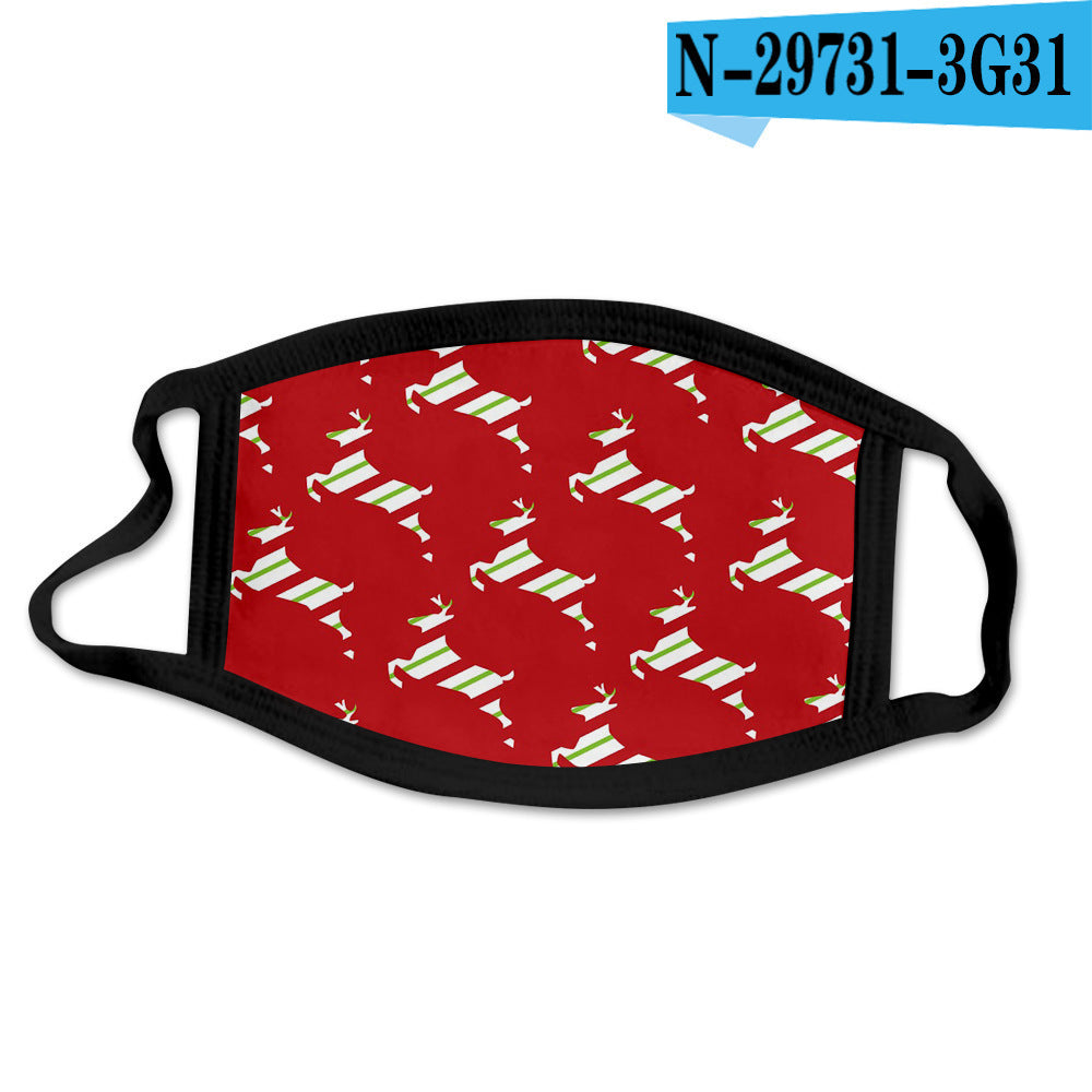 C2C Mall-Cartoon Fashion Personality Christmas Print Mask