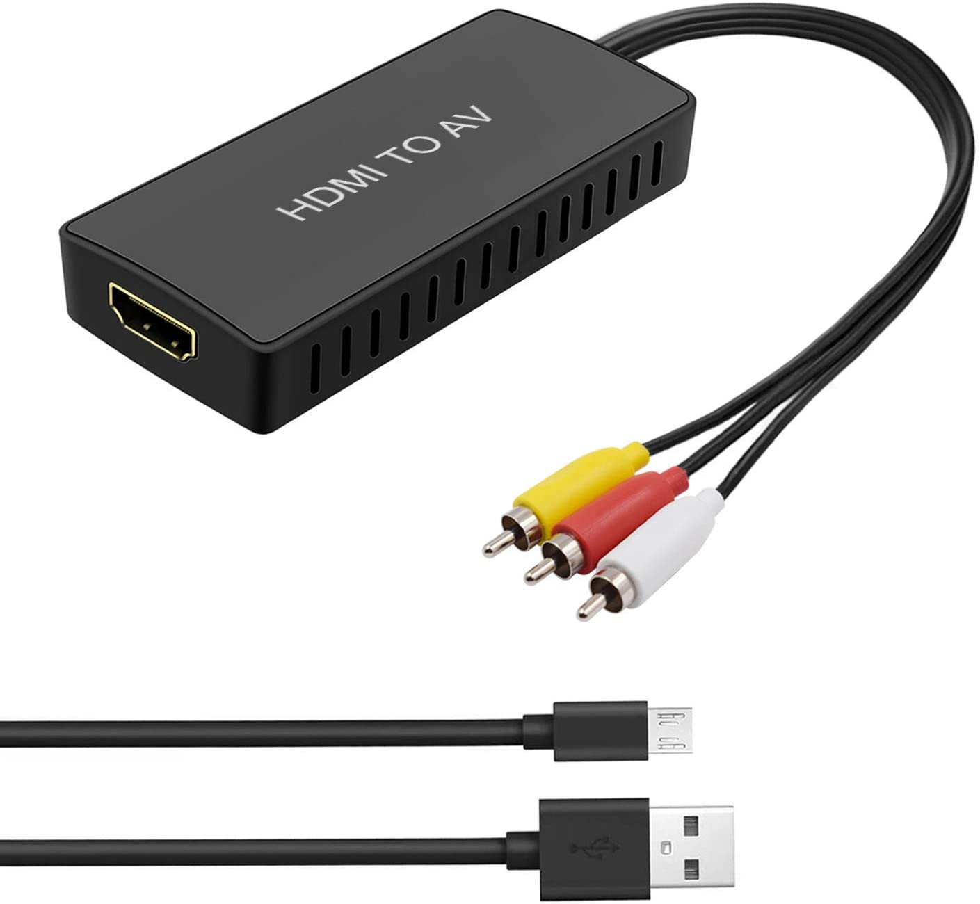 HDMI to AV Converter Video Audio Adapter