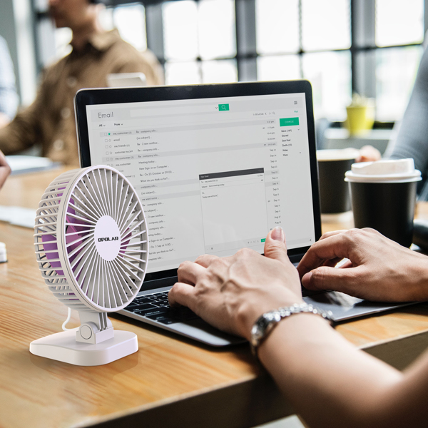 C2C Mall 3 Speeds Mini Portable USB Desk Fan