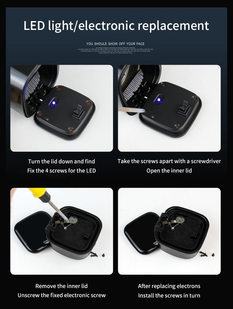 C2C Auto Car Multi Function Ashtray with Light