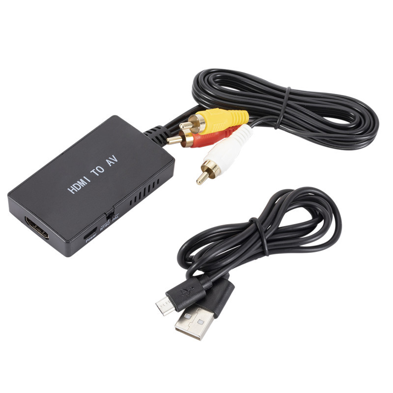 HDMI to AV Converter Video Audio Adapter